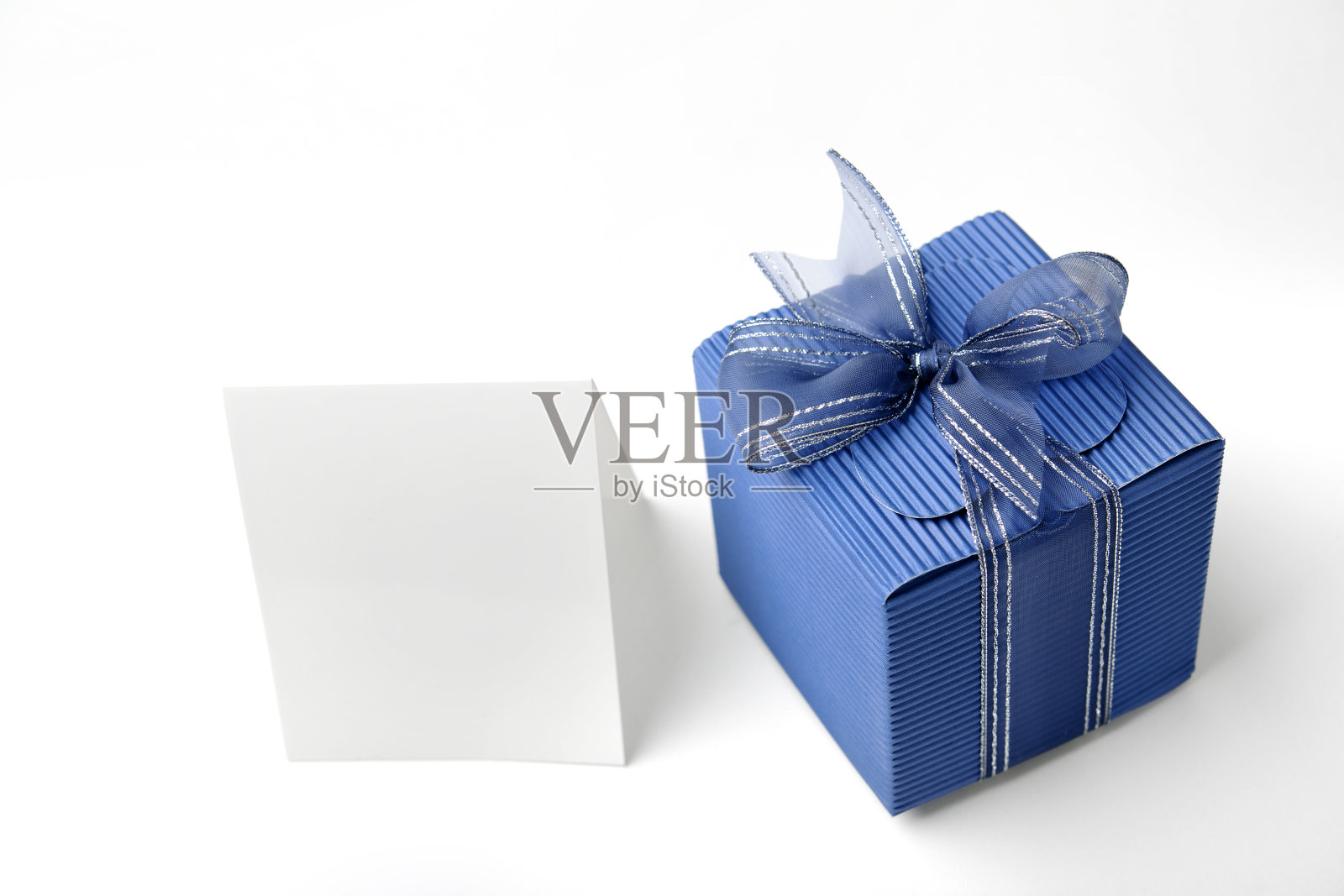 蓝色的礼物照片摄影图片