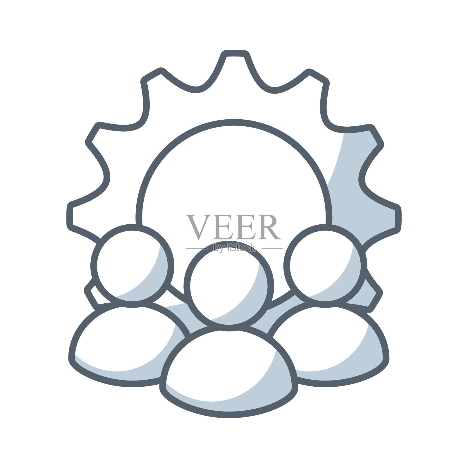 团队合作人商业图标图标素材