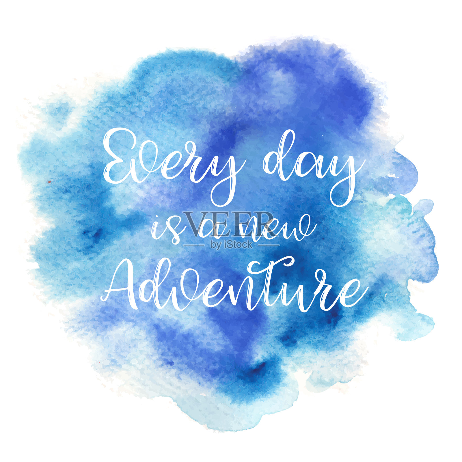 每天都是一次新的冒险。矢量图插画图片素材