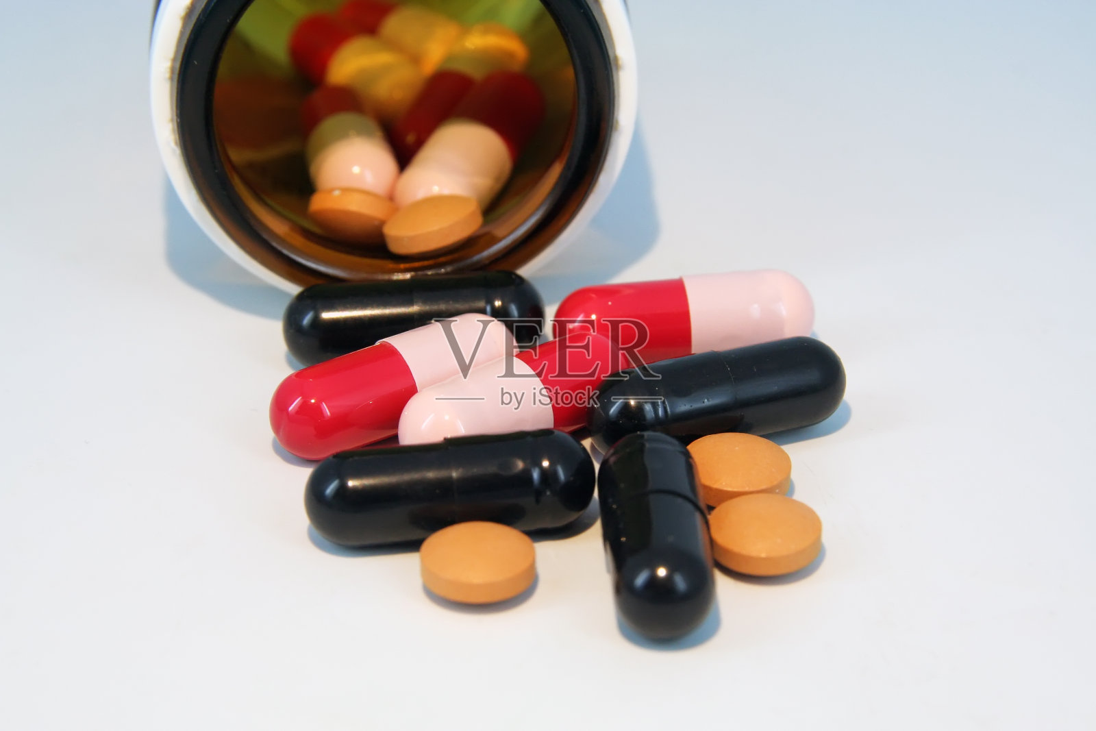 医学药。抗生素药。照片摄影图片