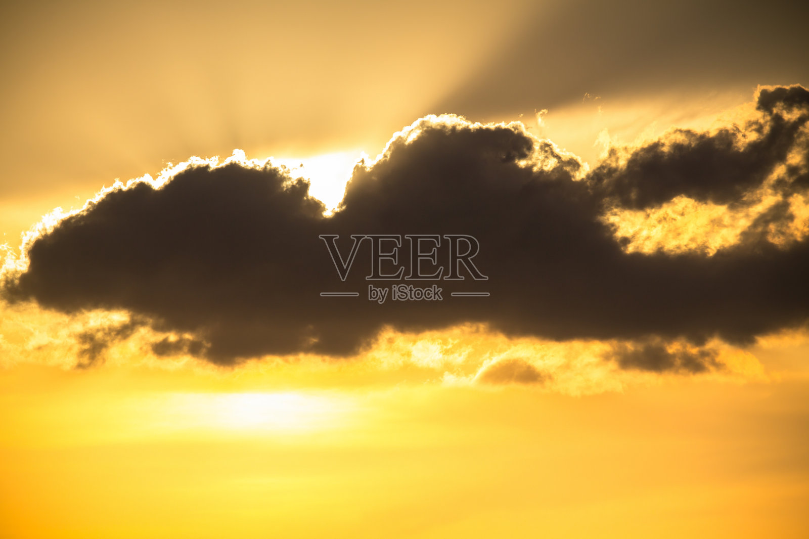 美丽日落的云彩照片摄影图片