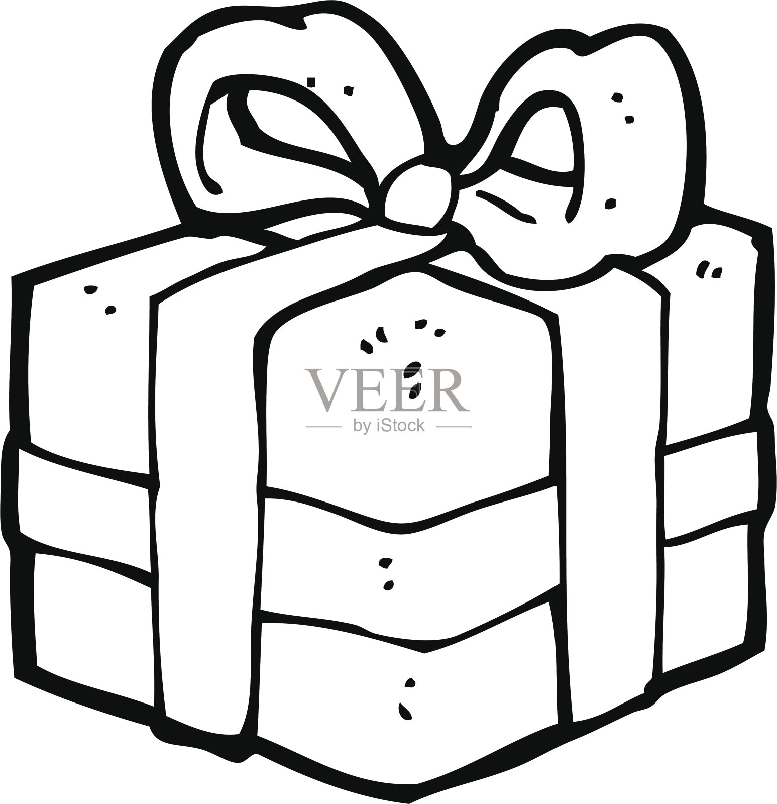 卡通圣诞礼物插画图片素材