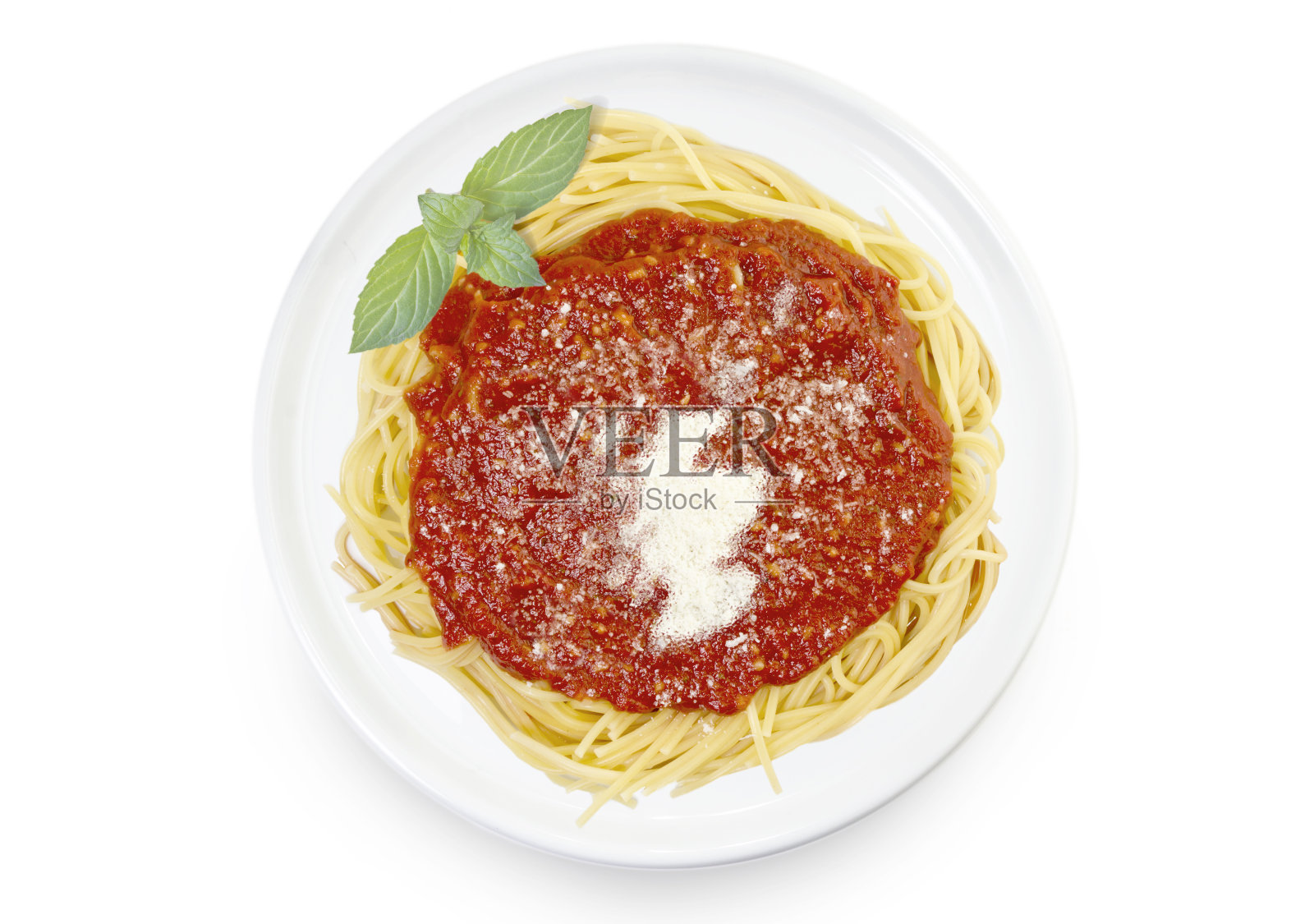 带有帕尔玛干酪的苏格兰式意大利面。(系列)照片摄影图片