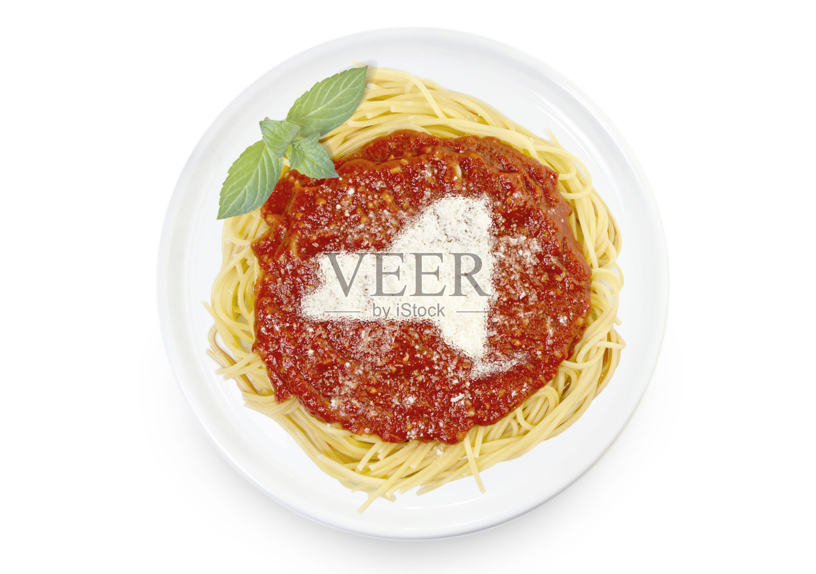 纽约造型的帕尔玛干酪意大利面(系列)照片摄影图片