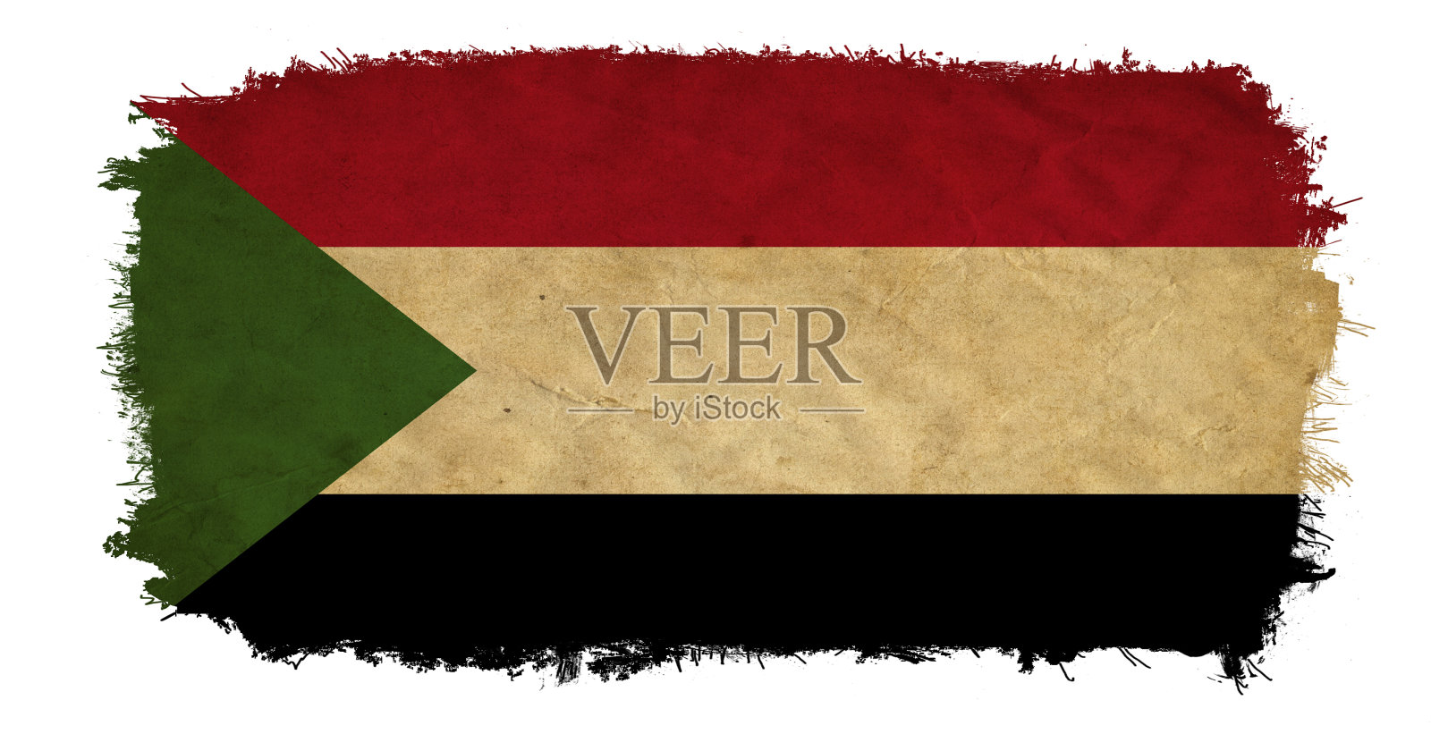 苏丹枯燥乏味的国旗照片摄影图片