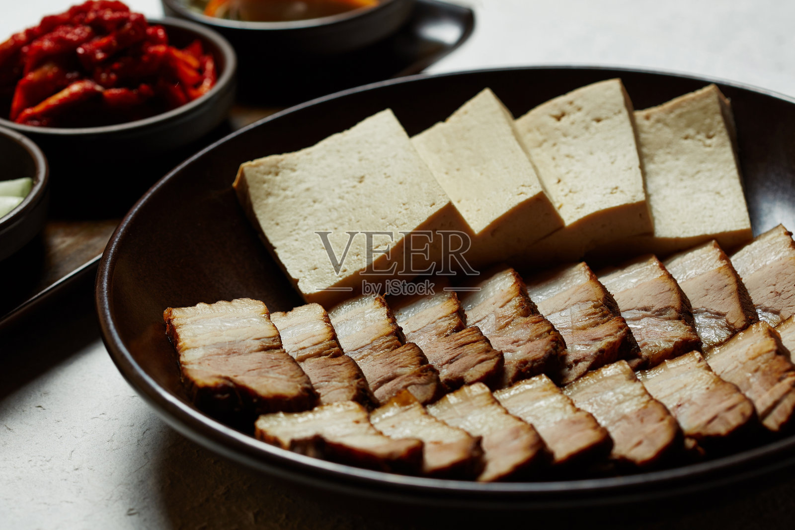 韩国食物,bossam照片摄影图片