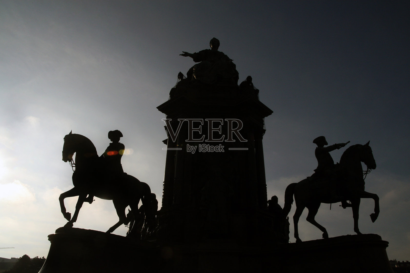 维也纳大公爵夫人玛丽亚·特蕾莎纪念碑照片摄影图片