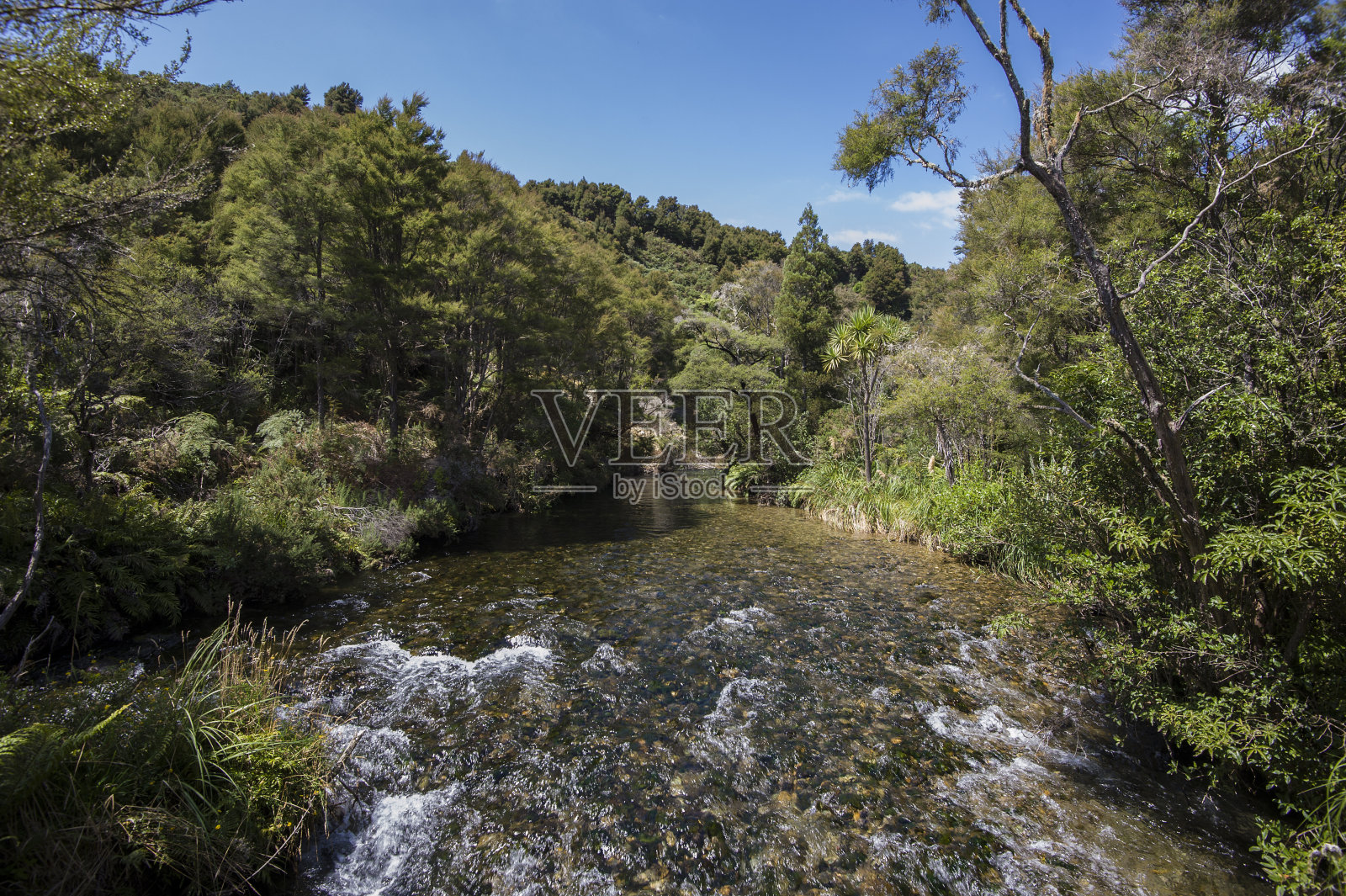 泰威科罗普温泉，新西兰照片摄影图片