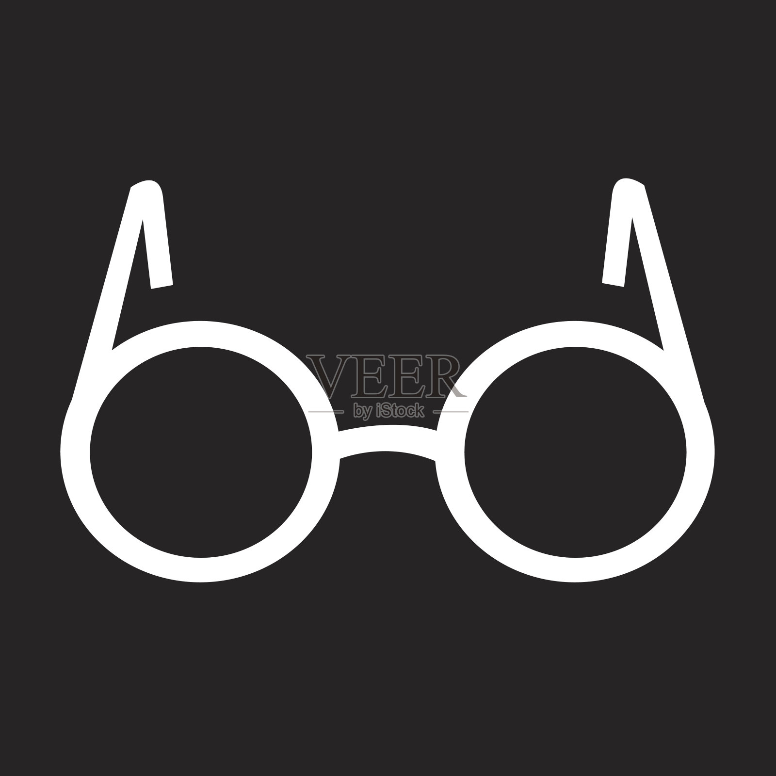 眼镜图标设计元素图片