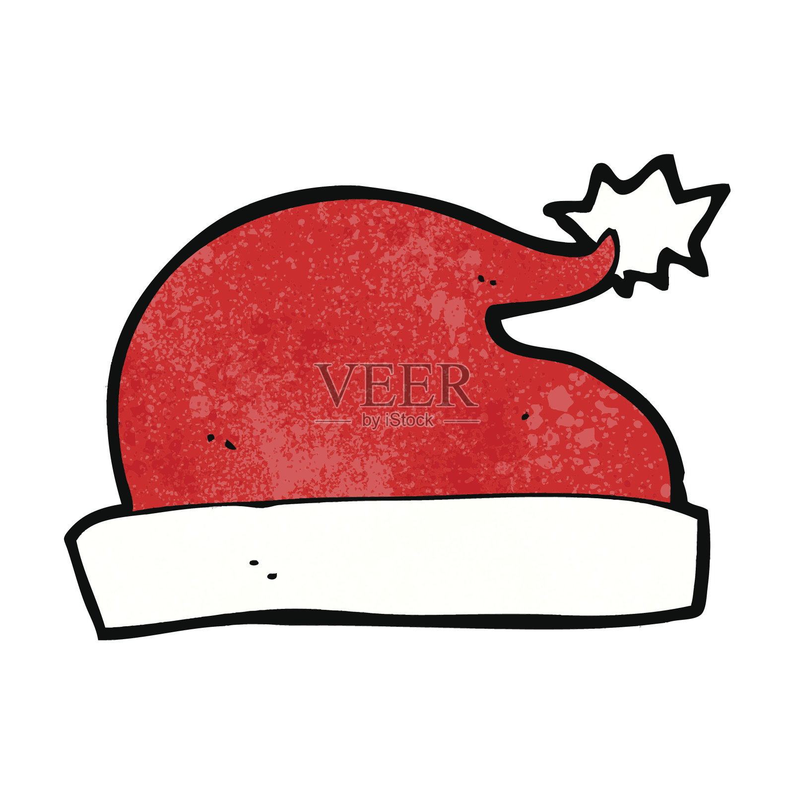 卡通圣诞帽插画图片素材