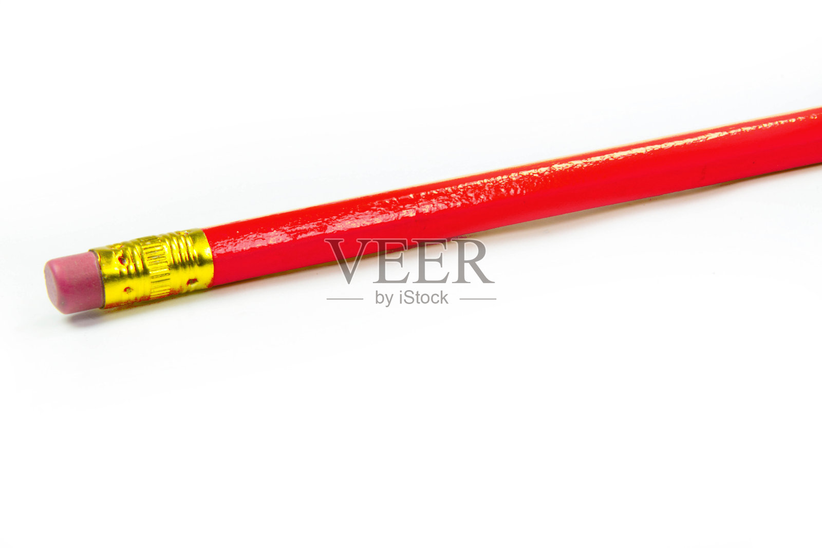 白色背景上的黄色铅笔照片摄影图片