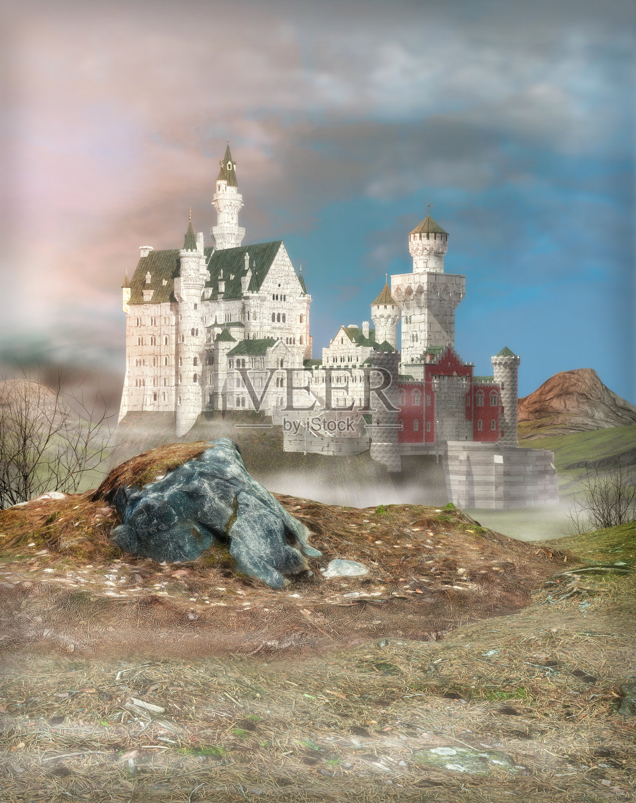 梦幻城堡照片摄影图片