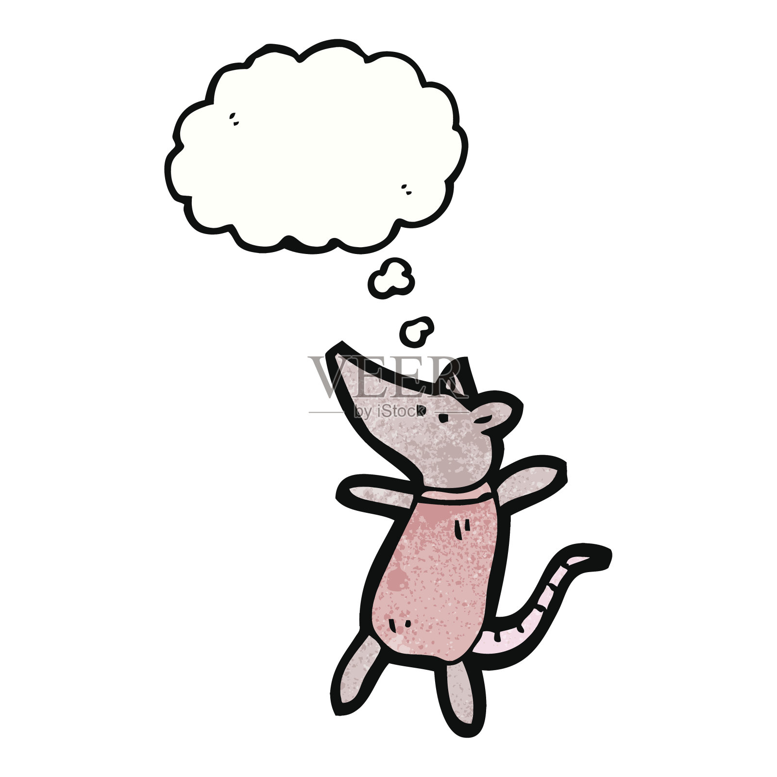 卡通小老鼠插画图片素材