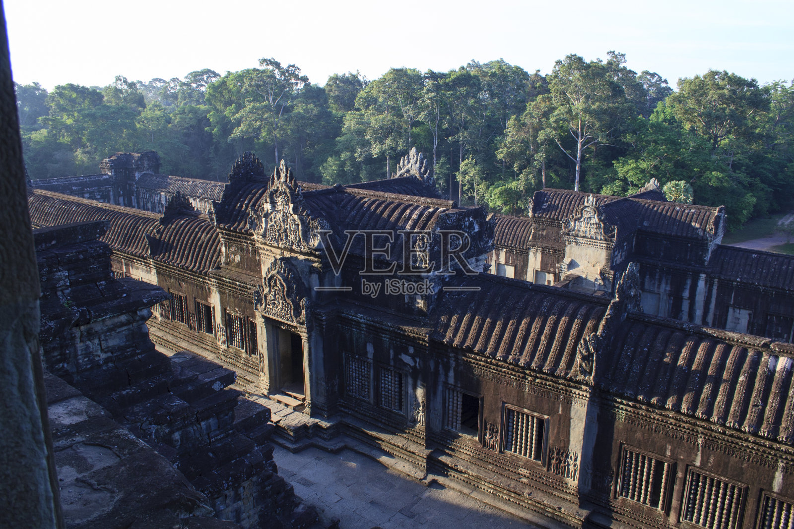 柬埔寨吴哥的巴戎寺照片摄影图片