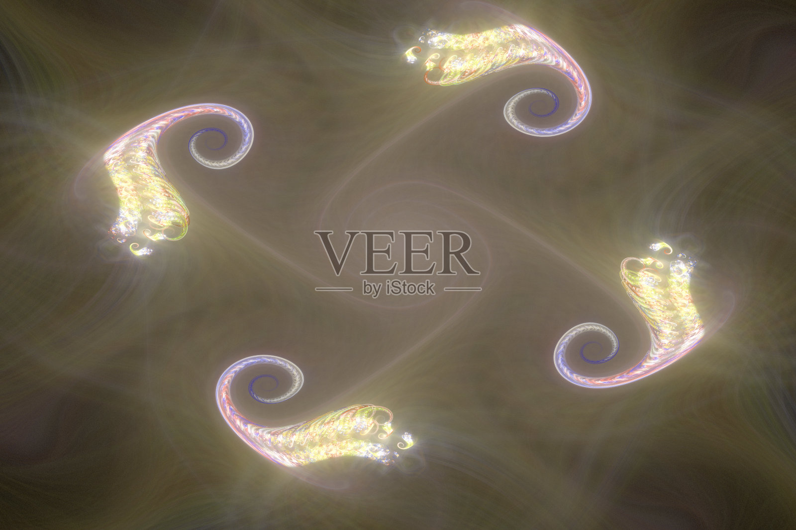 分形艺术背景的创意设计。抽象的分形。壁纸桌面、海报、封面小册子、卡片等装饰。迷幻。打印衣服，t恤。神奇的图形。照片摄影图片