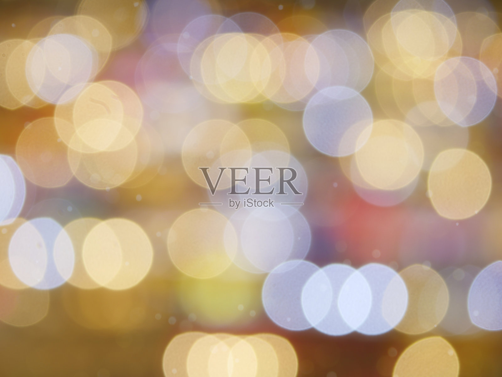 柔和滤镜风格的散焦Bokeh光抽象背景插画图片素材