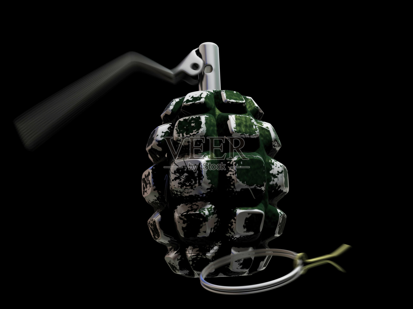 激活手榴弹3 d照片摄影图片