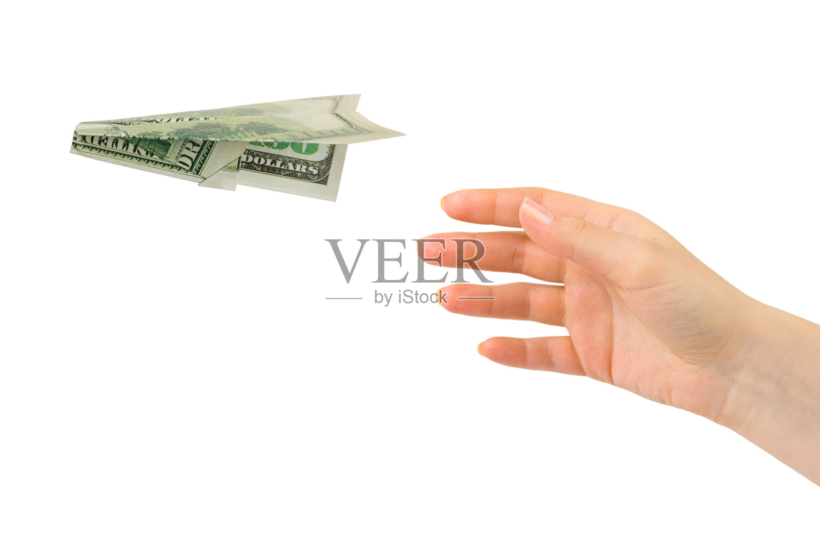 手和飞钱飞机照片摄影图片