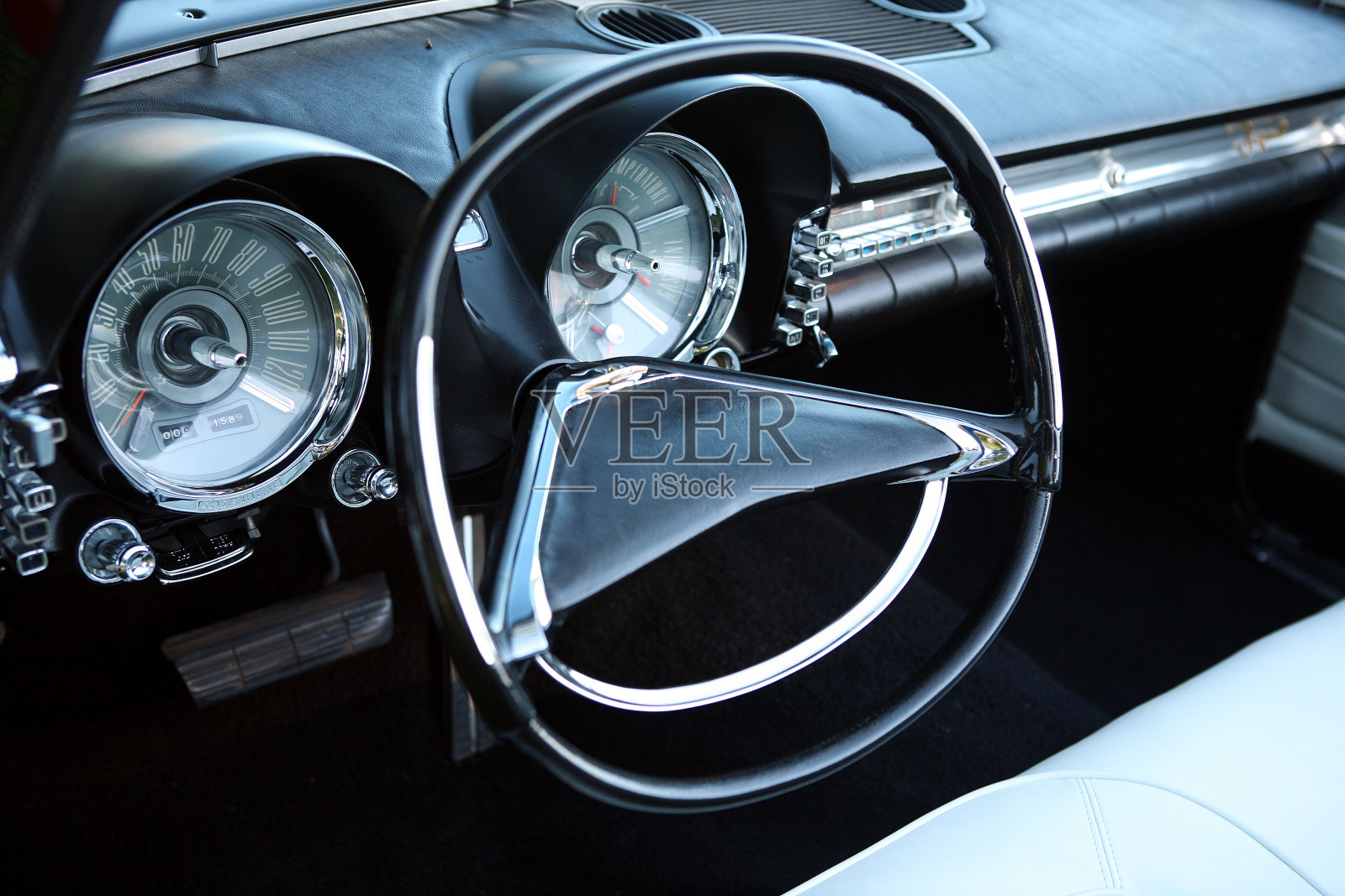 老式汽车内部照片摄影图片