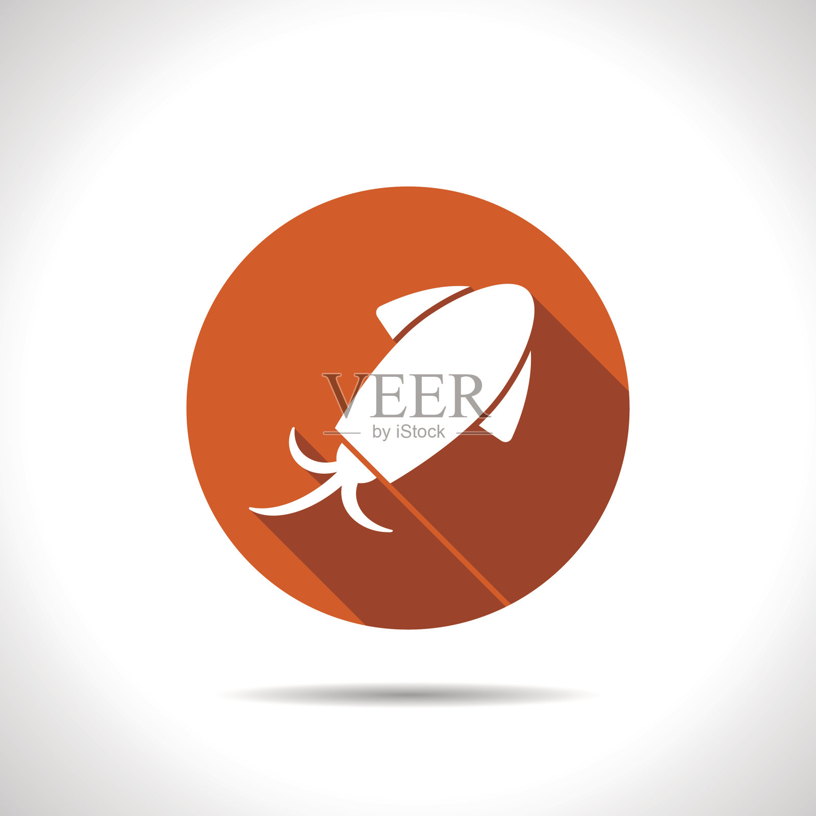 向量鱿鱼图标。食物图标。Eps10插画图片素材