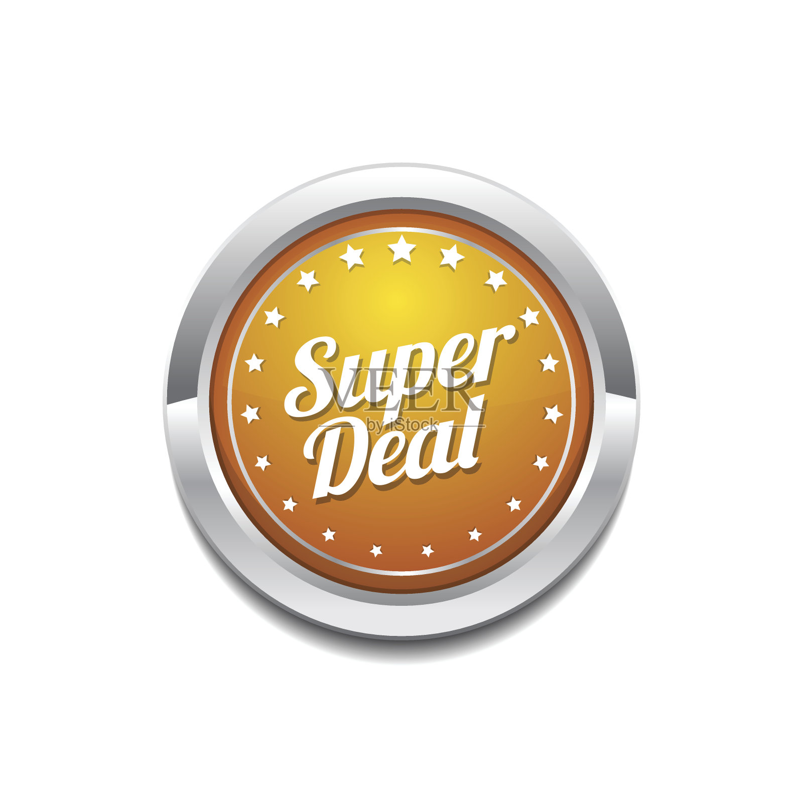 超级交易黄色矢量图标按钮设计元素图片