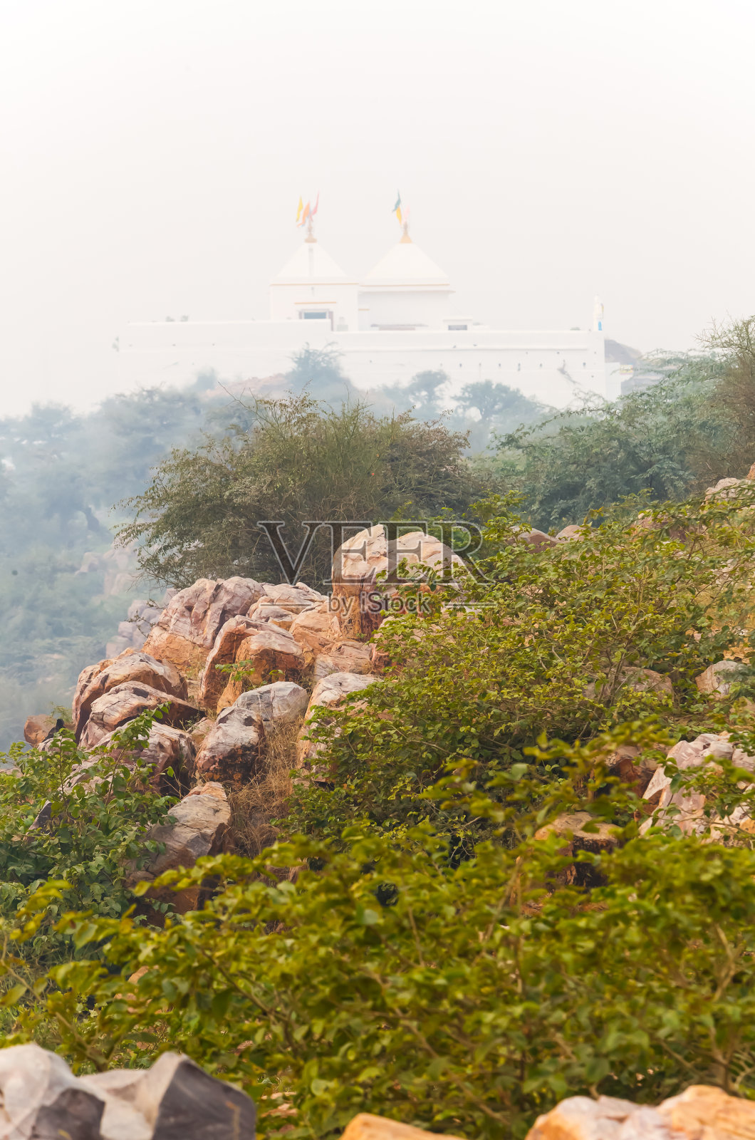 神圣的戈瓦丹山，印度。照片摄影图片
