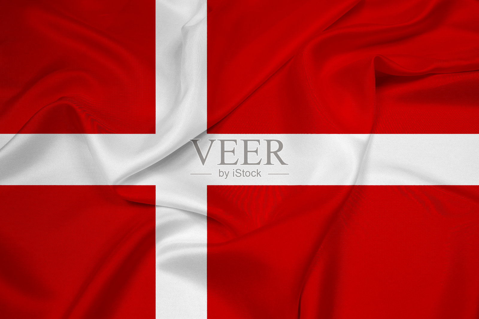 挥舞着丹麦国旗照片摄影图片