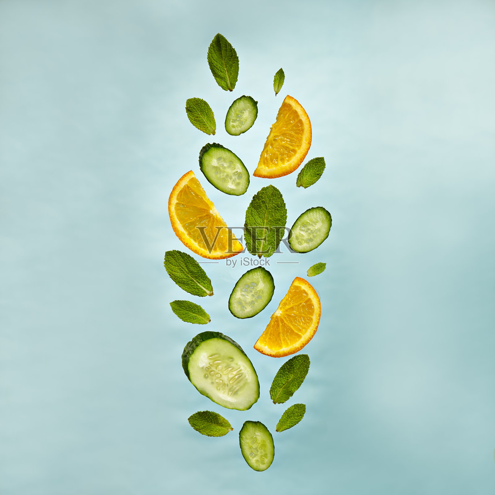 水果柠檬水配料模式照片摄影图片