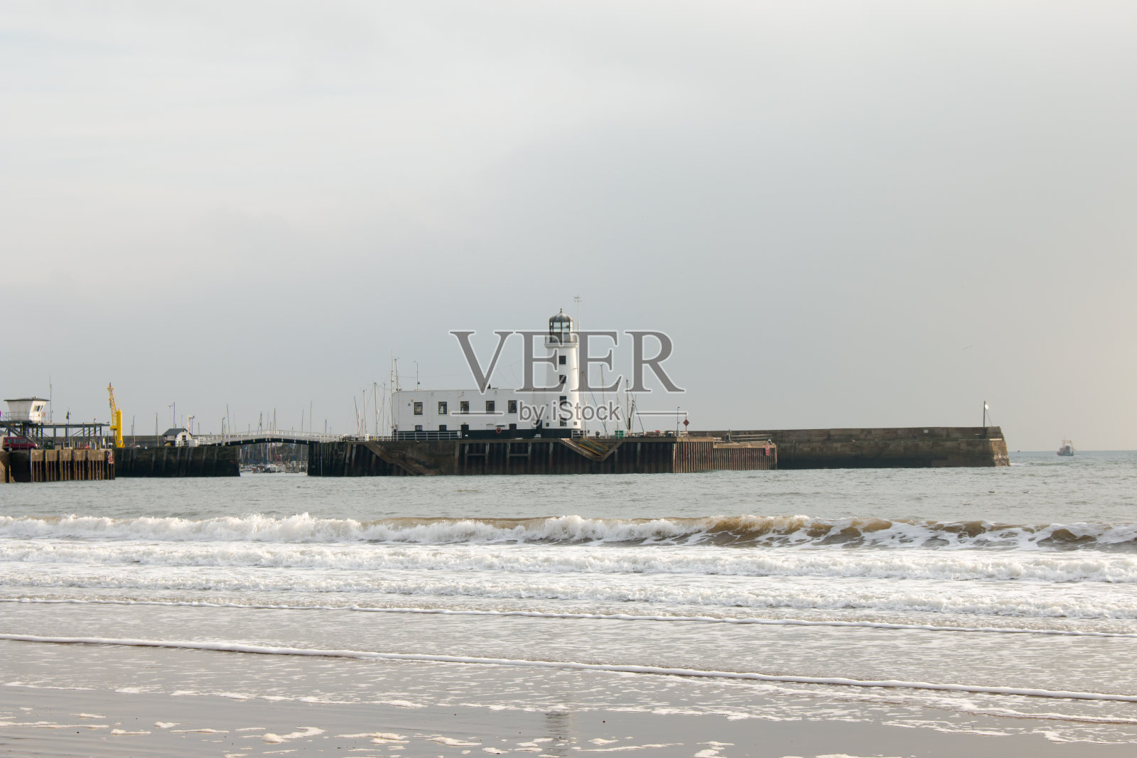 斯卡伯勒的灯塔照片摄影图片