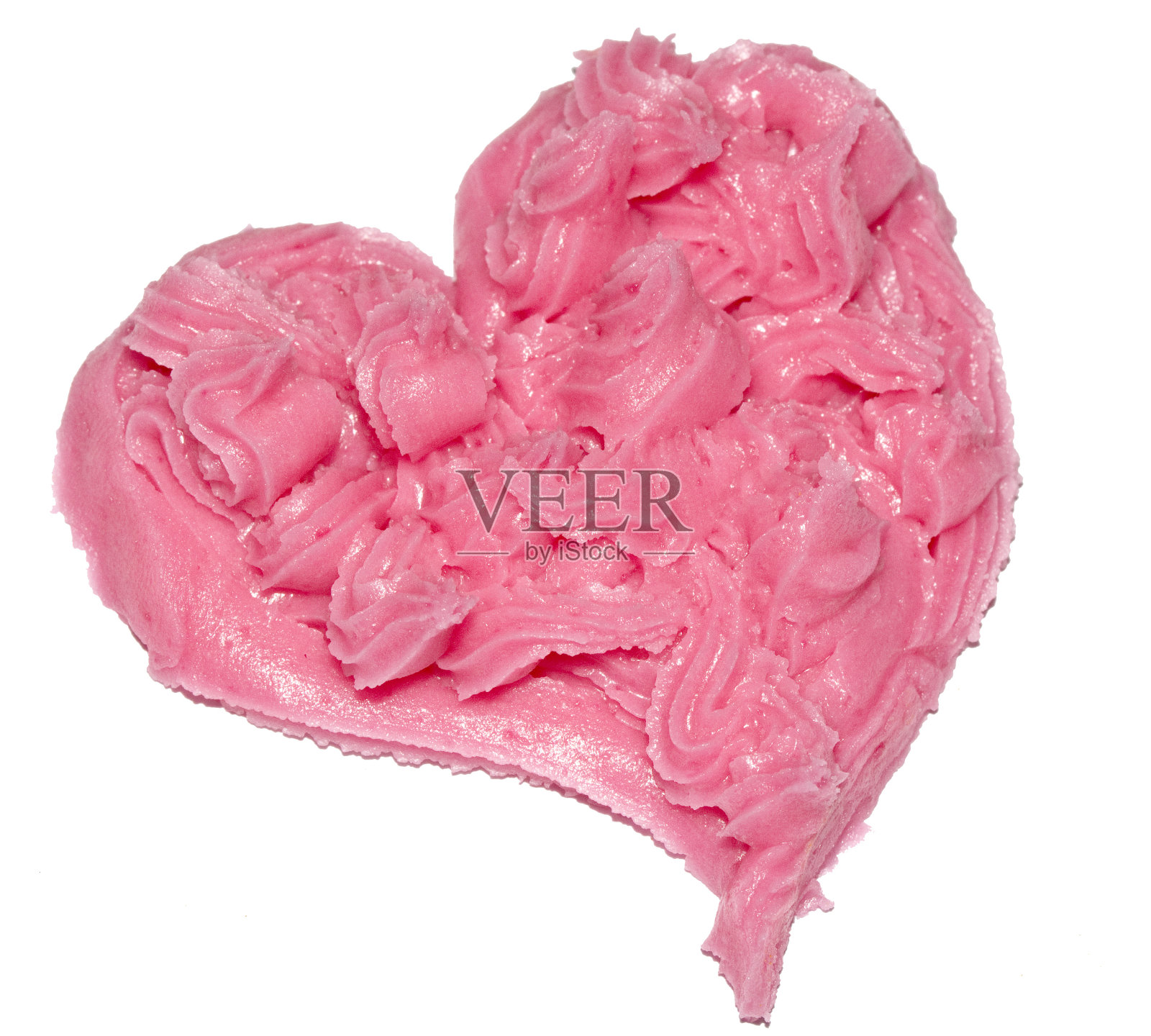 心形粉色糖衣照片摄影图片