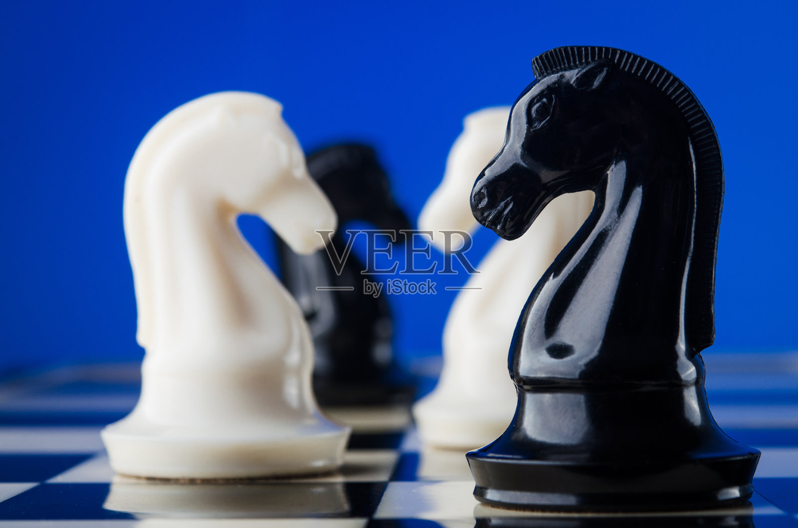 黑白骑士照片摄影图片