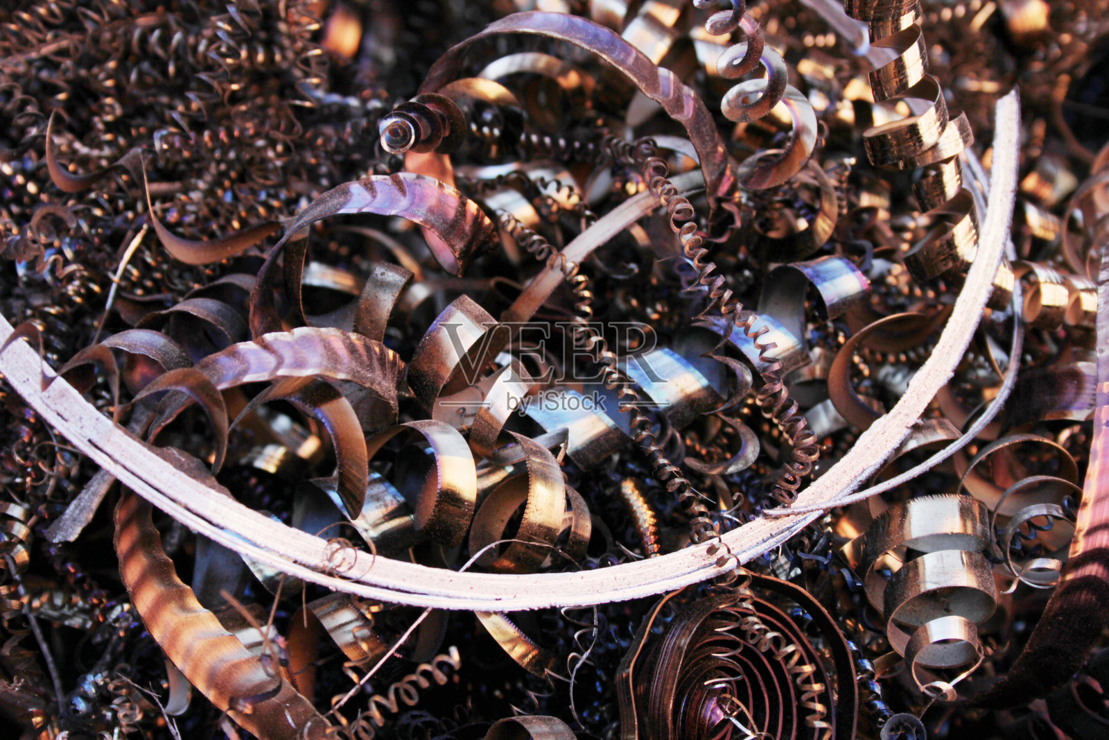 回收木屑照片摄影图片