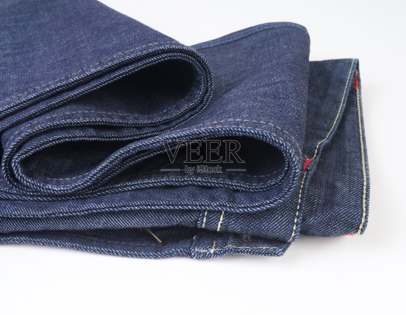 蓝色牛仔裤细节照片摄影图片
