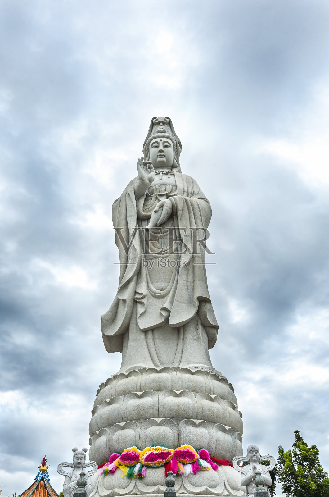 泰国的观音雕像照片摄影图片