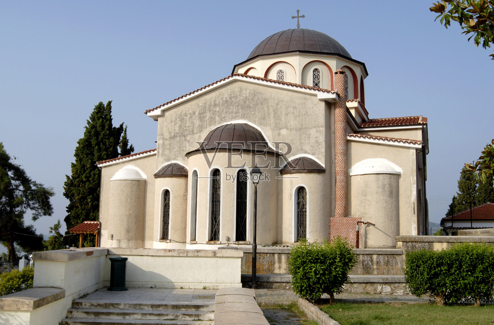 卡瓦拉教堂照片摄影图片