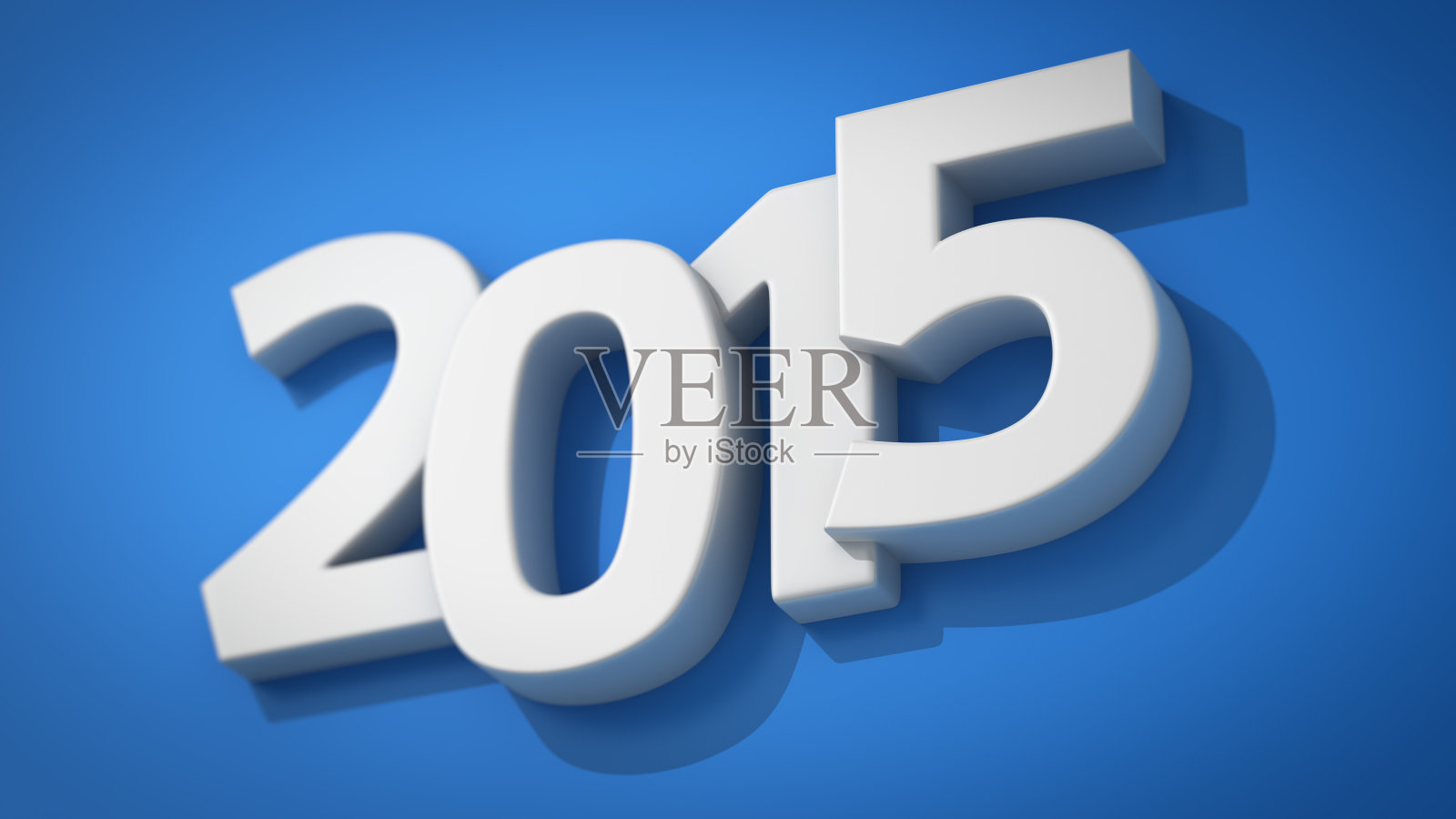数字2015在蓝色照片摄影图片