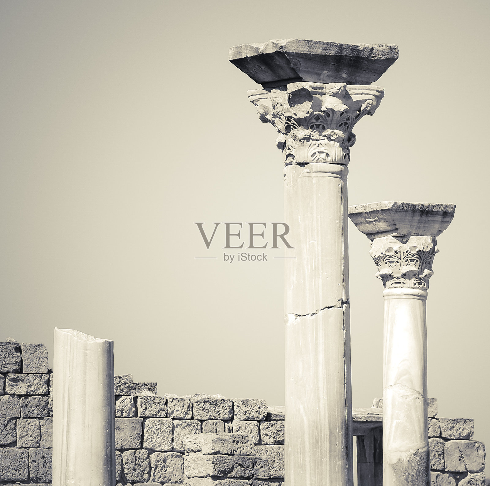 大理石柱照片摄影图片