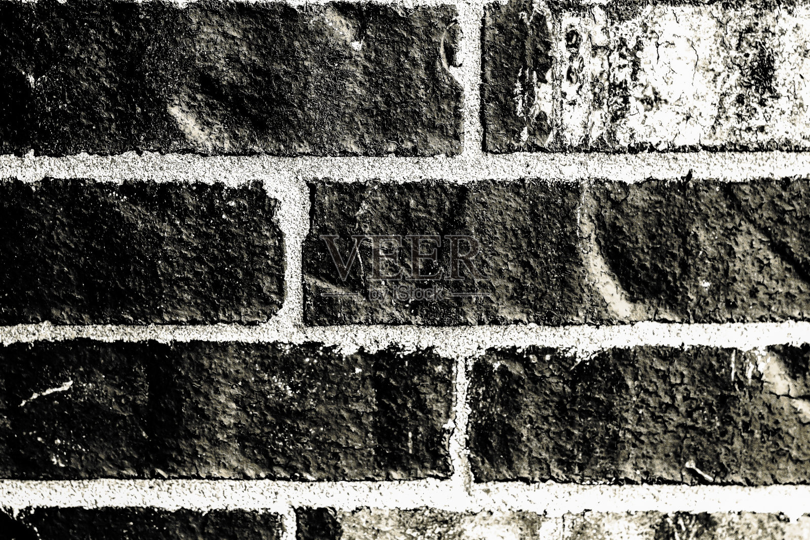 B&W纹理砖背景照片摄影图片