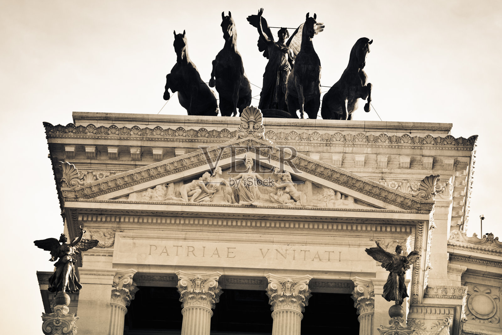 维克多·伊曼纽尔二世纪念碑，维多利亚亚诺，罗马照片摄影图片