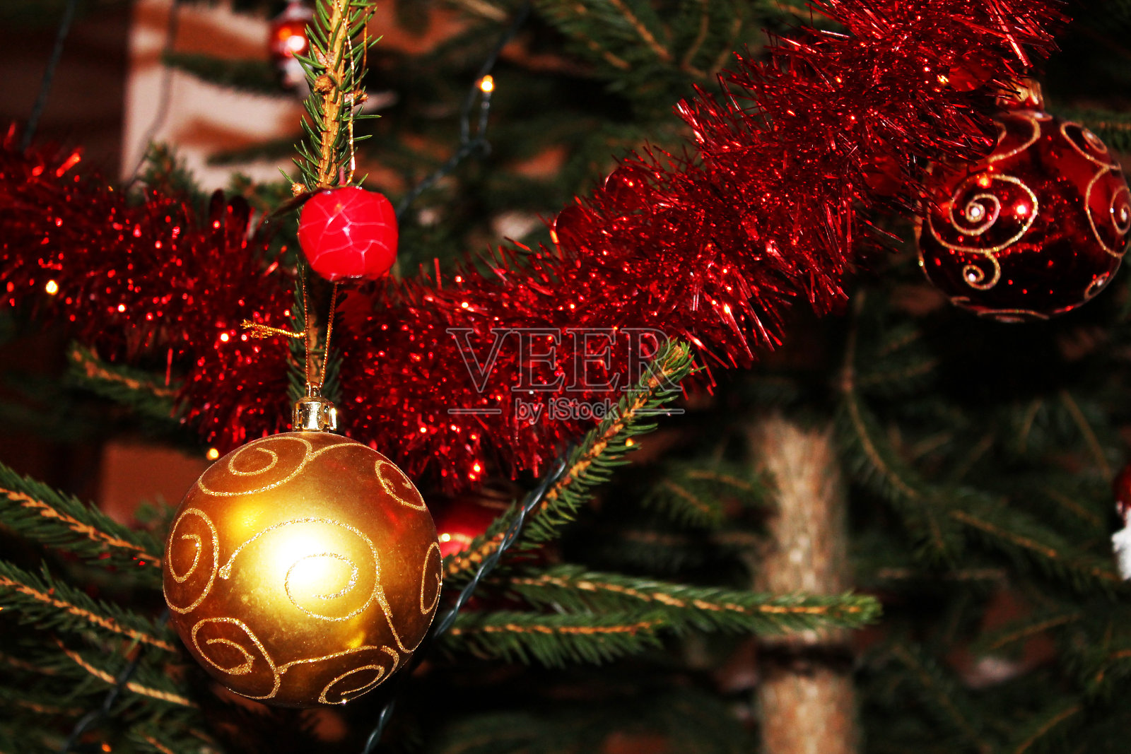 圣诞装饰品照片摄影图片