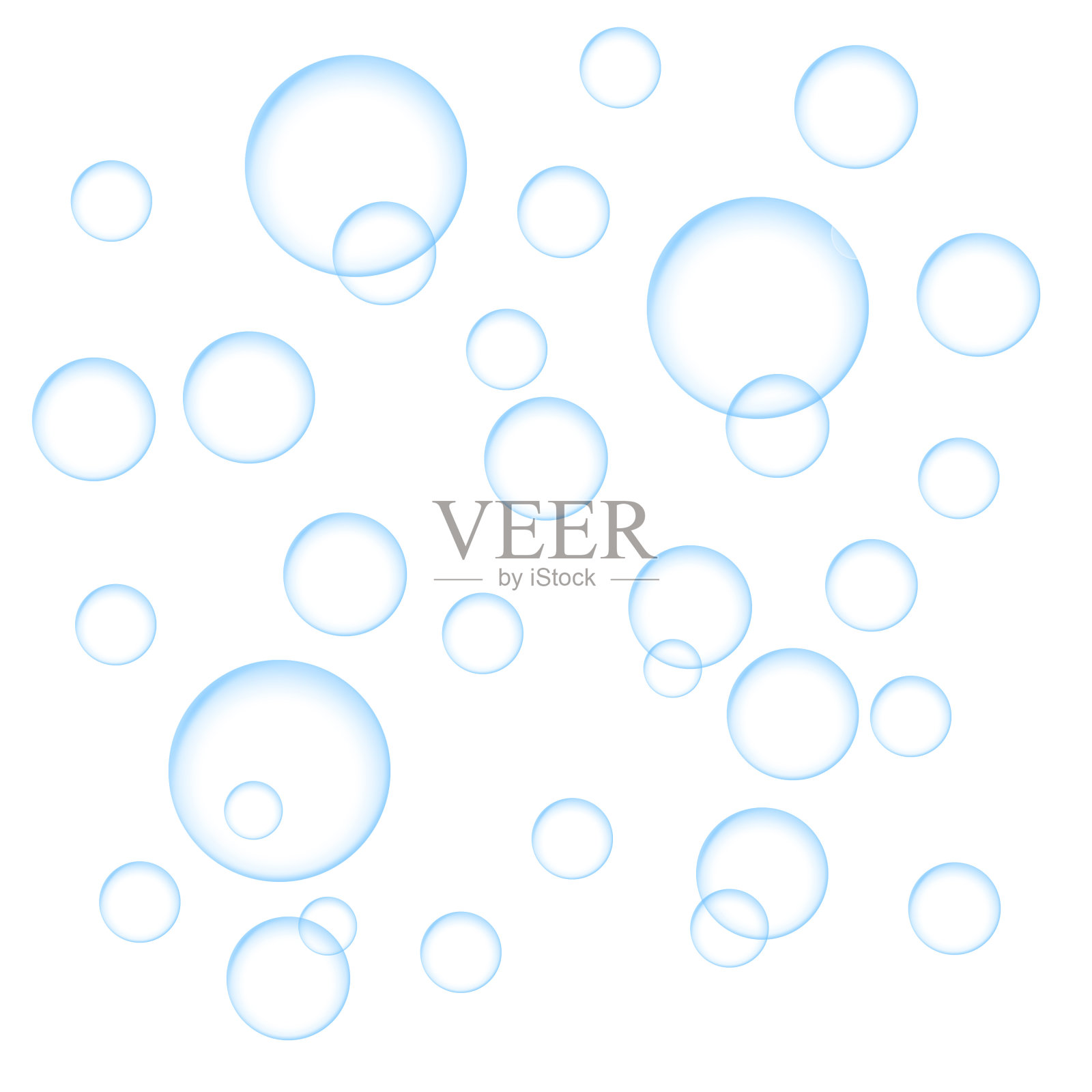 蓝色的泡沫照片摄影图片