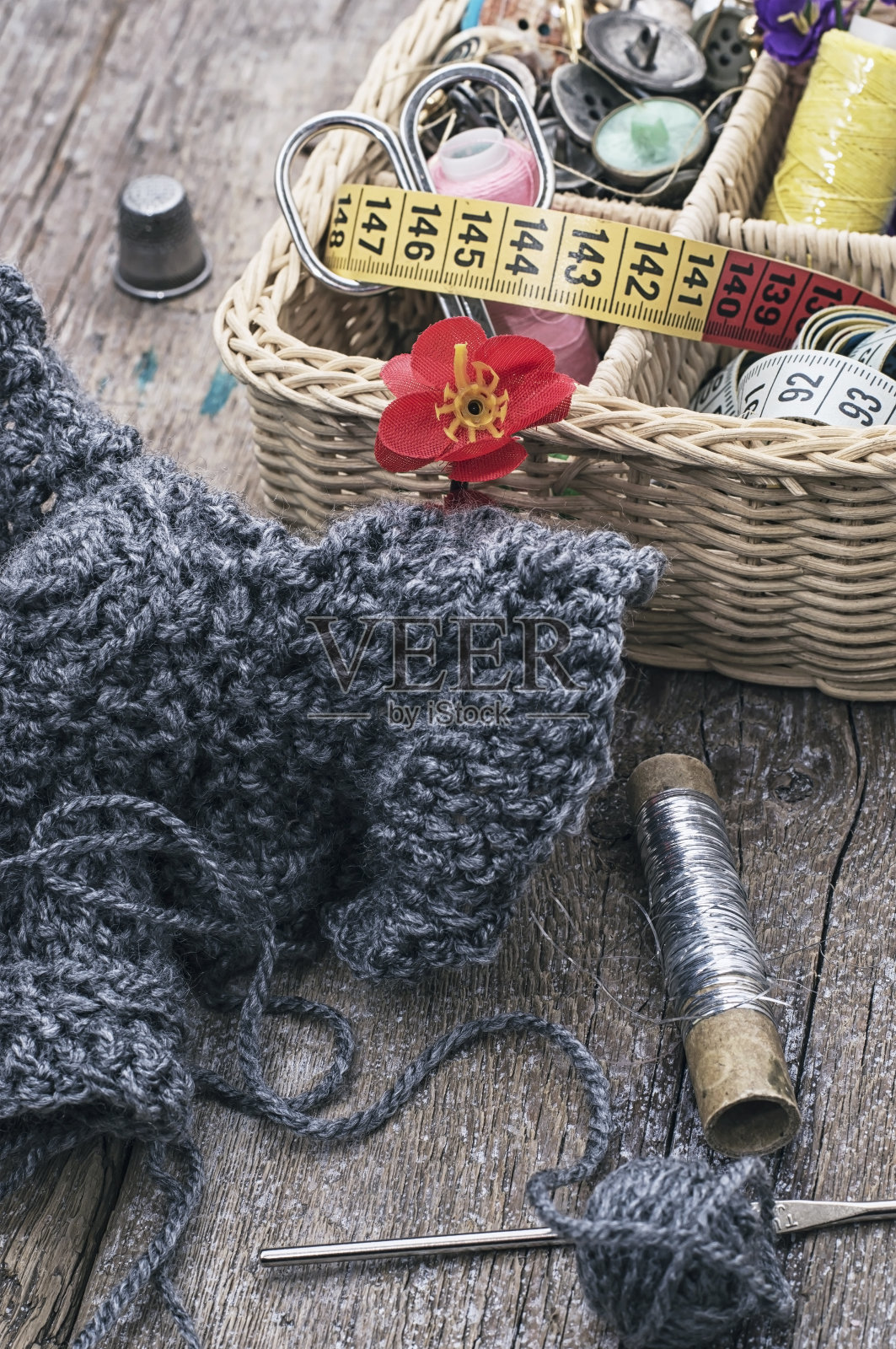 缝纫配件照片摄影图片