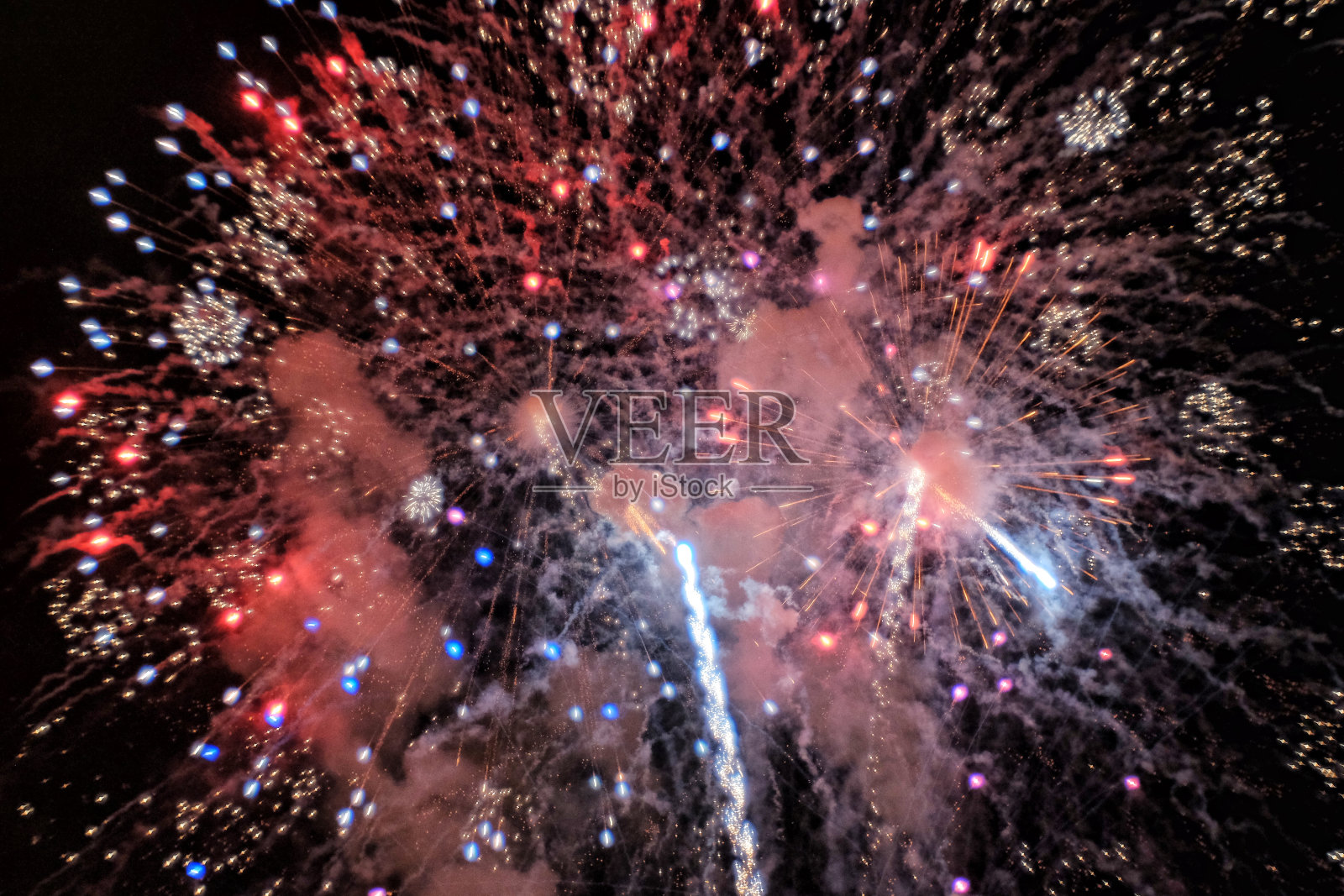 烟花照片摄影图片