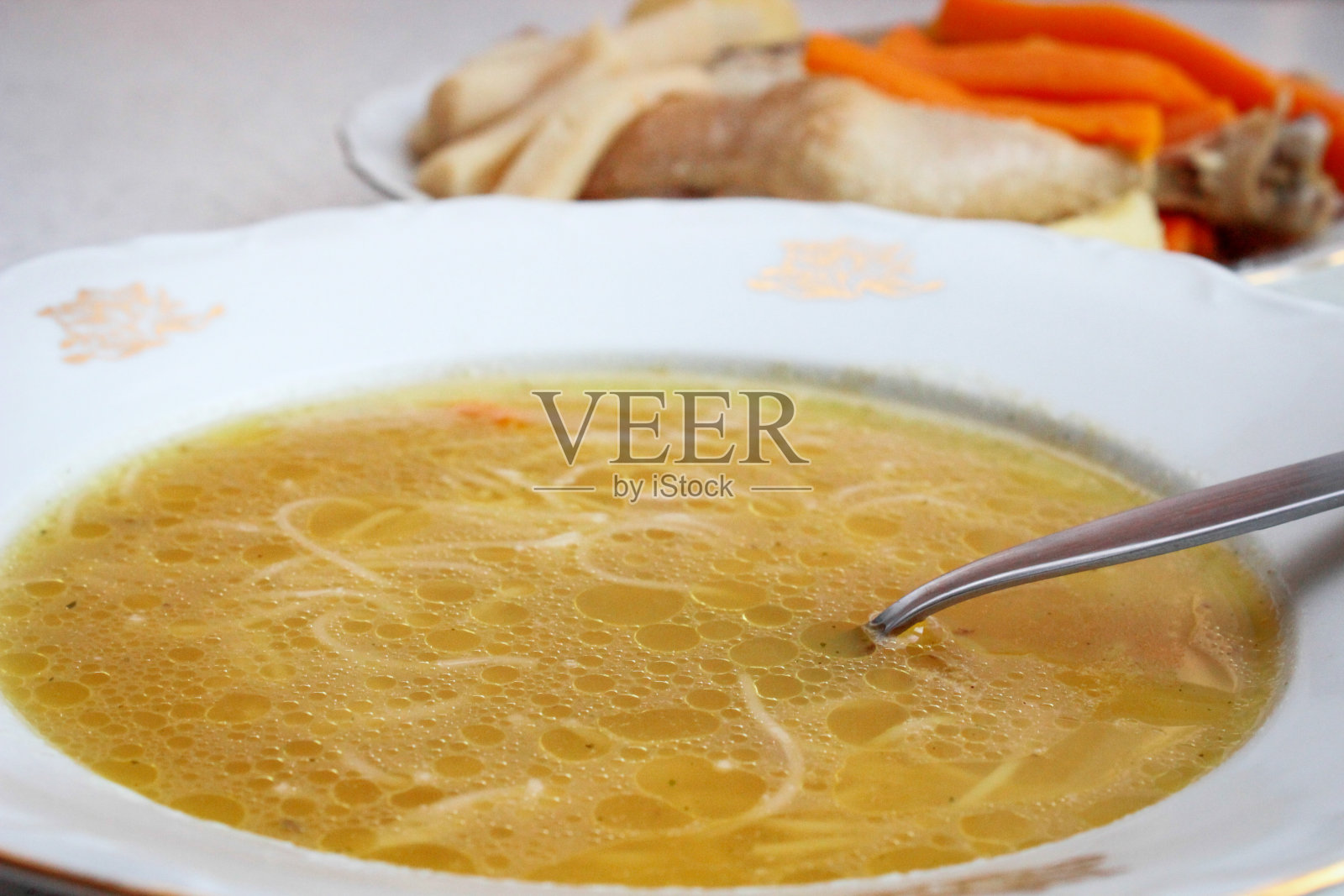 鸡汤照片摄影图片