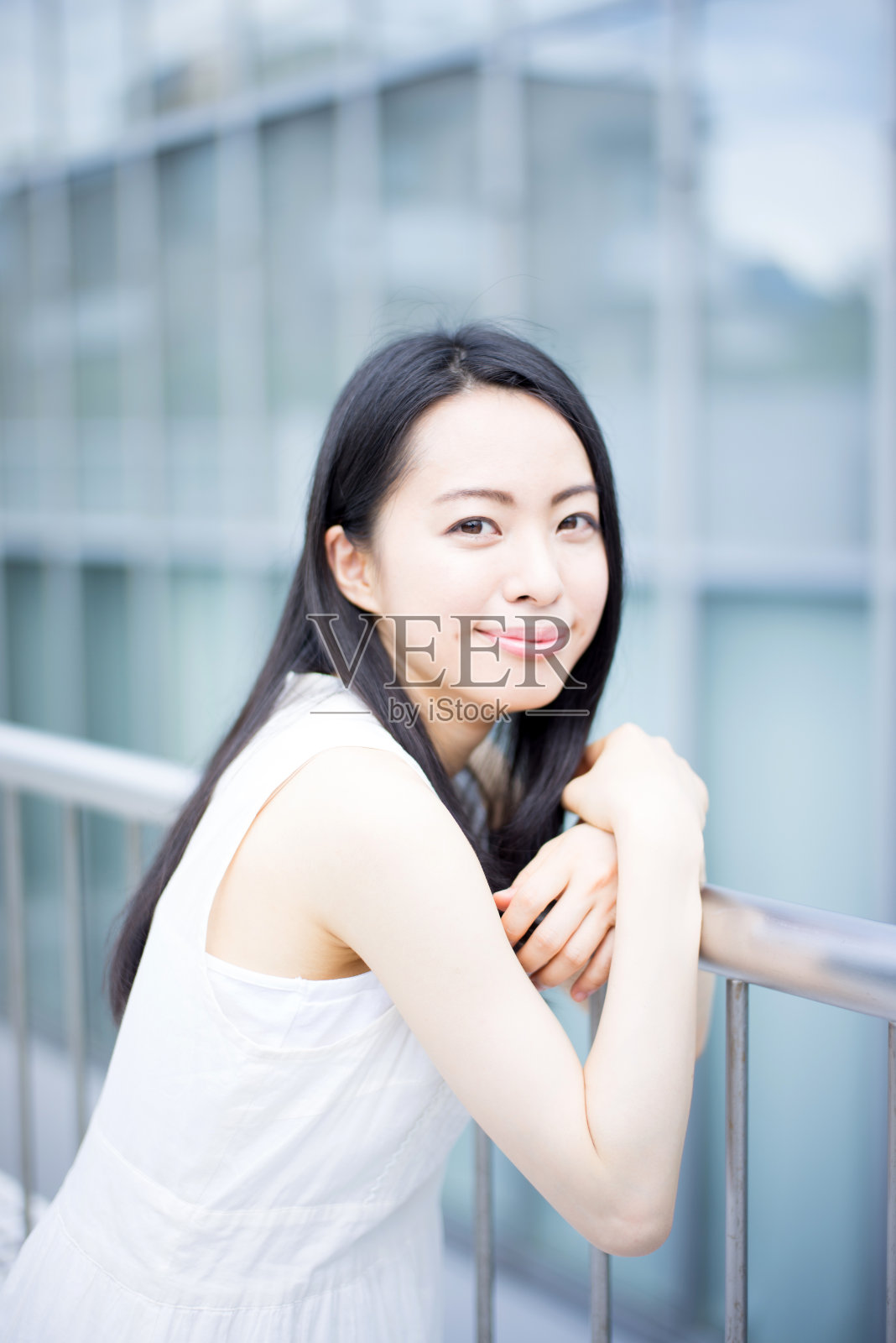 一个日本女人的肖像照片摄影图片