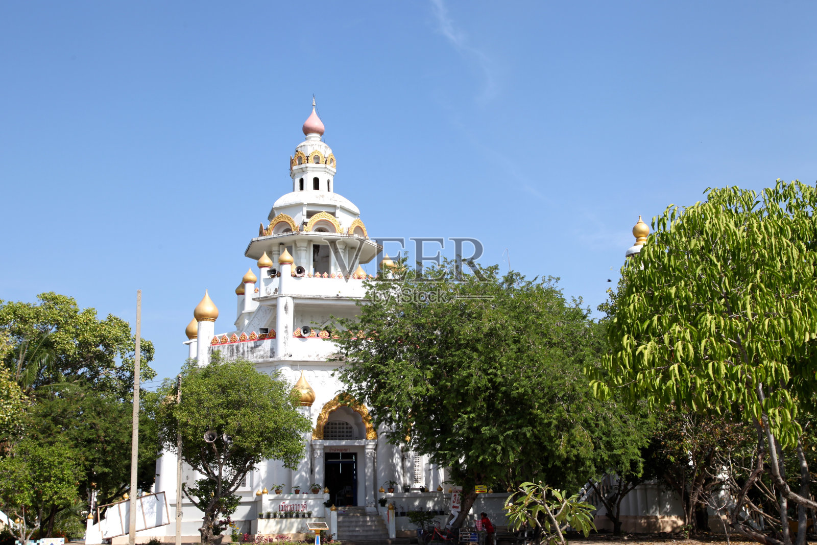 雕塑，建筑和佛教的象征，泰国照片摄影图片
