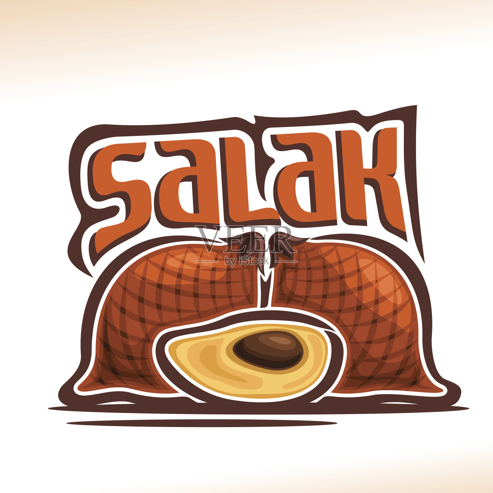 矢量图标萨拉克水果插画图片素材