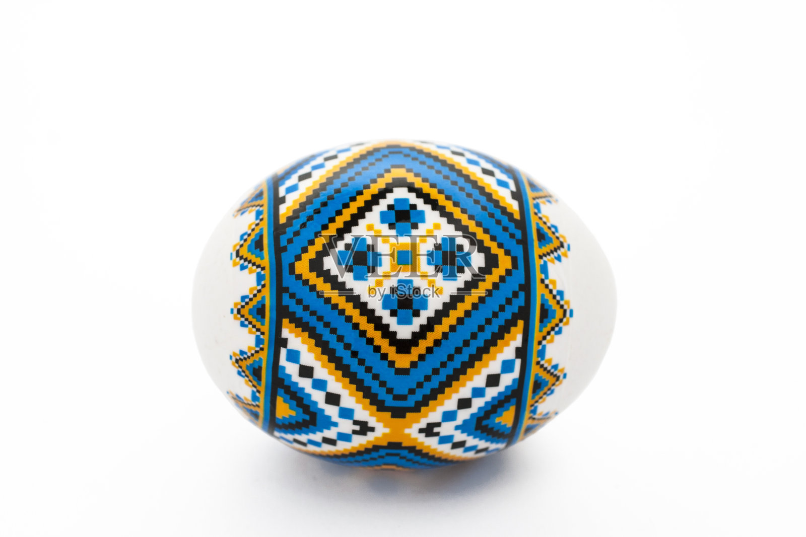 复活节彩蛋孤立在白色背景照片摄影图片