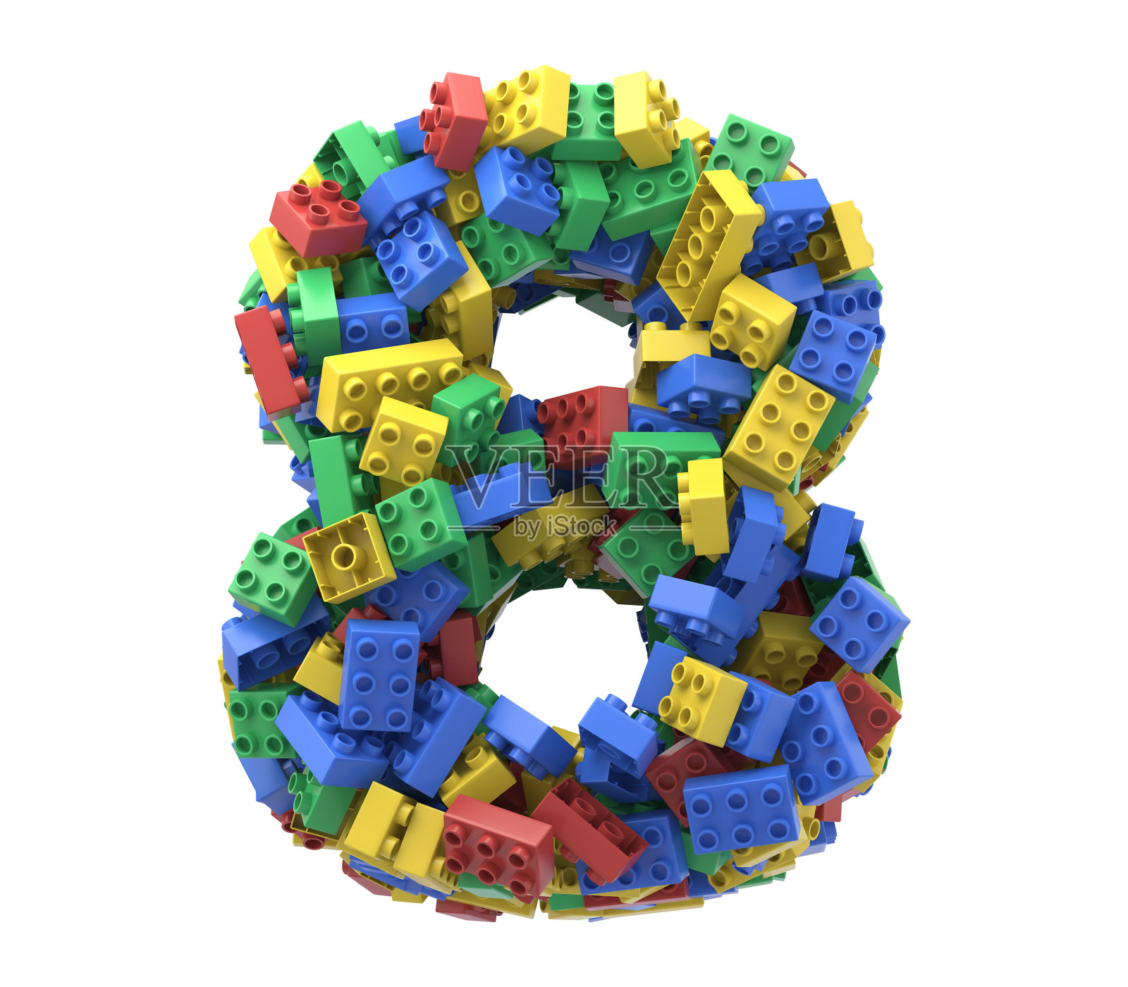 玩具彩色塑料方块字体照片摄影图片