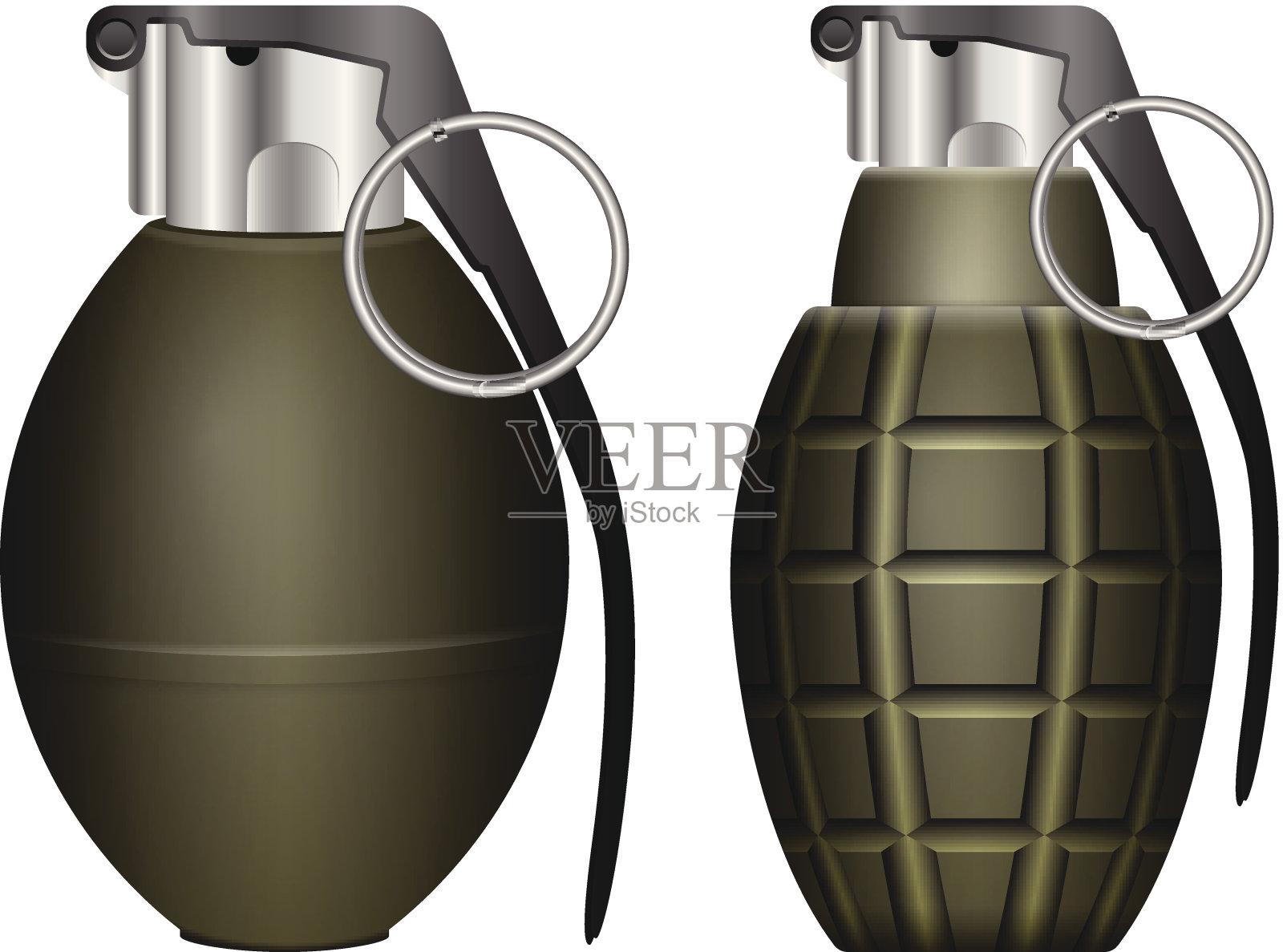 手榴弹设计元素图片